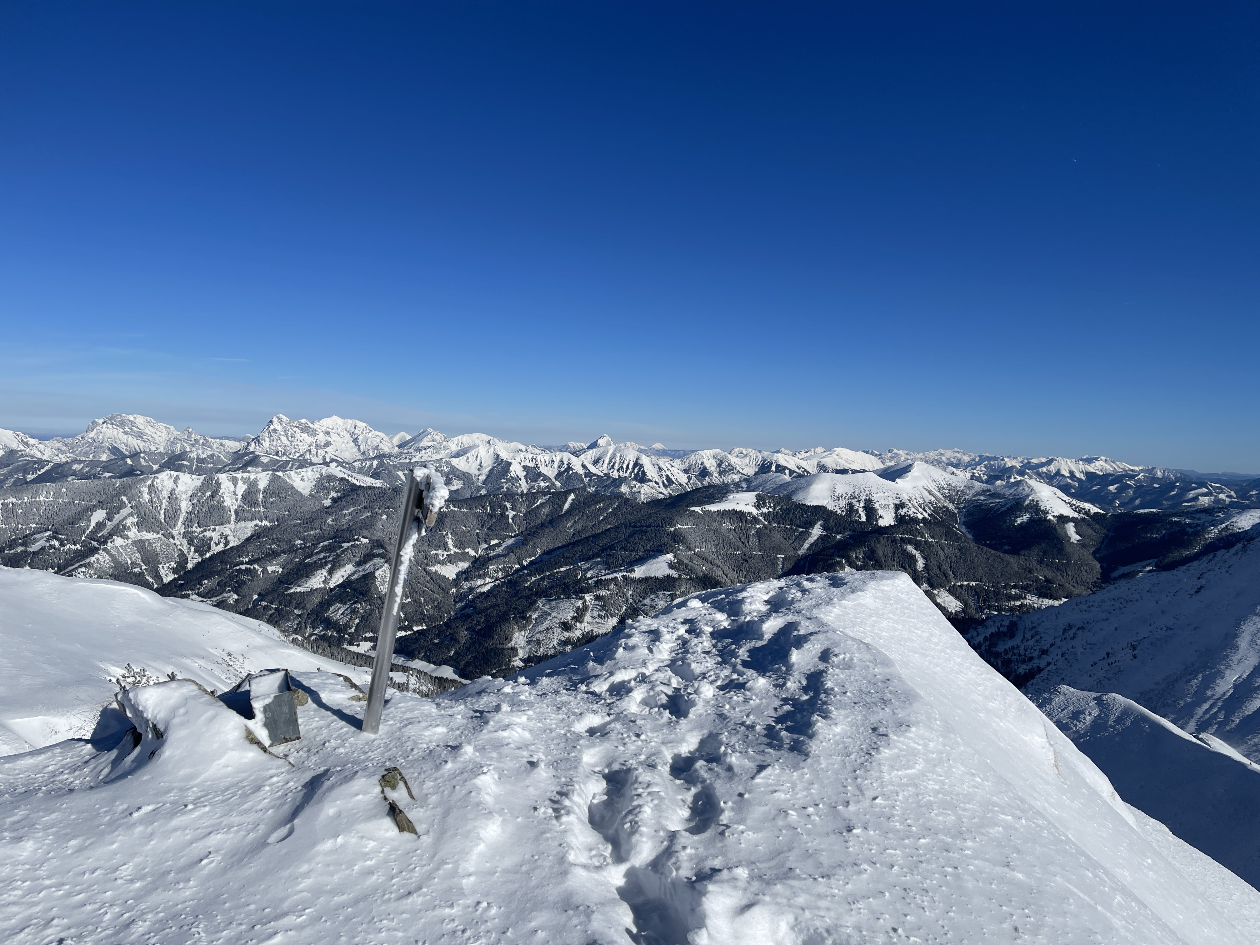 Blick in die Ennstaler Alpen